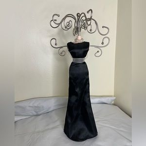Jewelry organizer mannequin with Black Dress